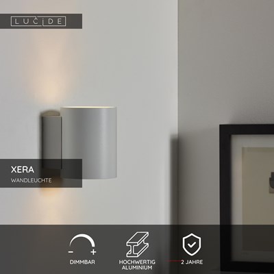 Lucide XERA - Wandleuchte - Ø 8 cm - 1xG9 - Weiß